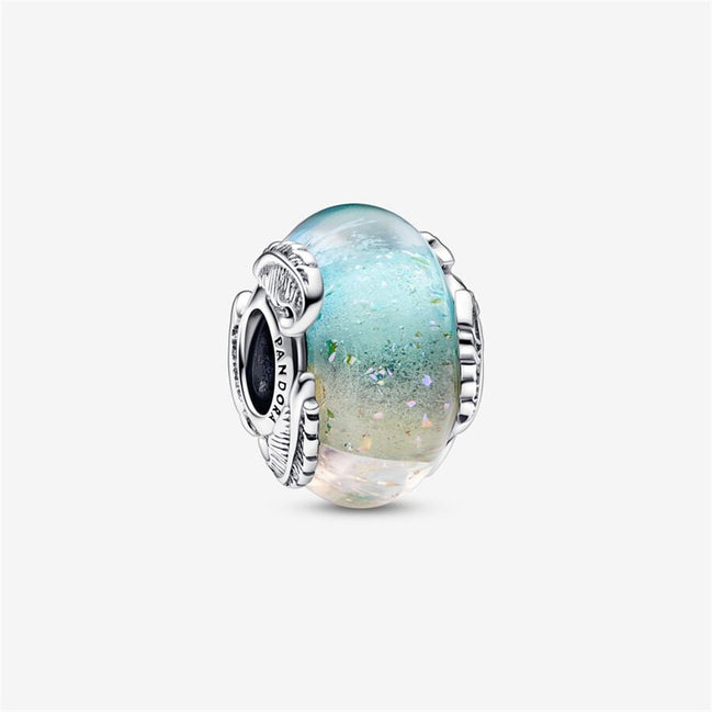 Pandora Moments Multi-Color Murano Glass And Curved Feather Charm