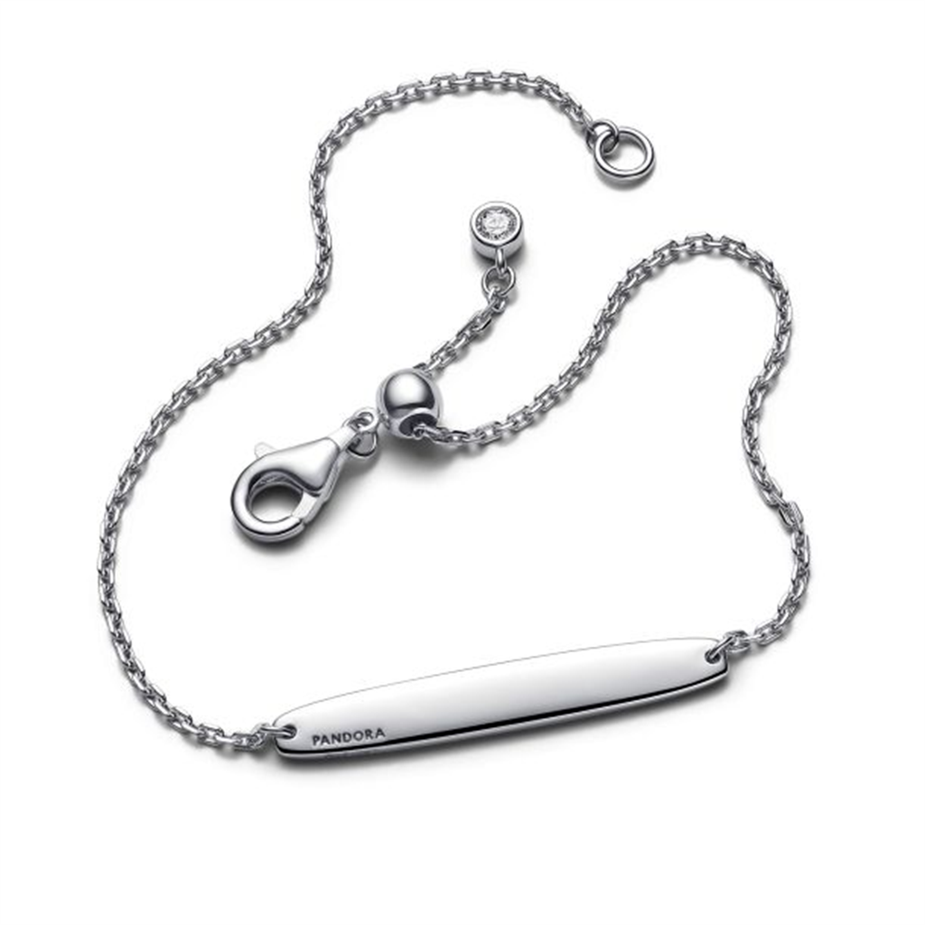 Pandora Engravable Bar Chain Bracelet Size 20