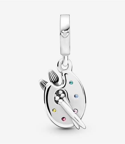 Panodra Moments Artist's Palette Dangle Charm