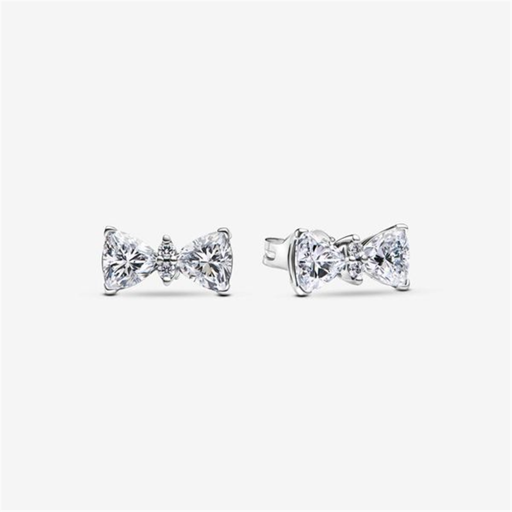 Pandora TImeless Sparkling Bow Stud Earrings