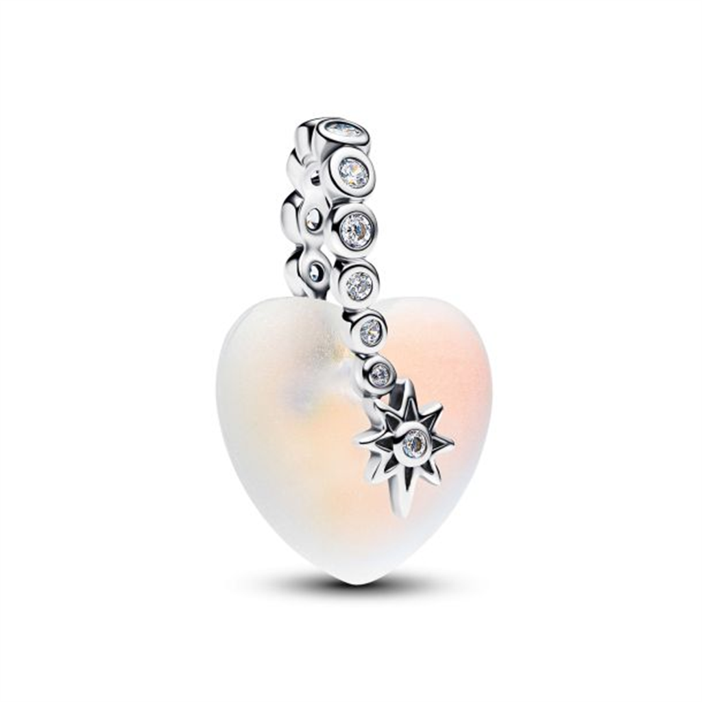 Pandora Shooting Star & Heart Dangle Charm