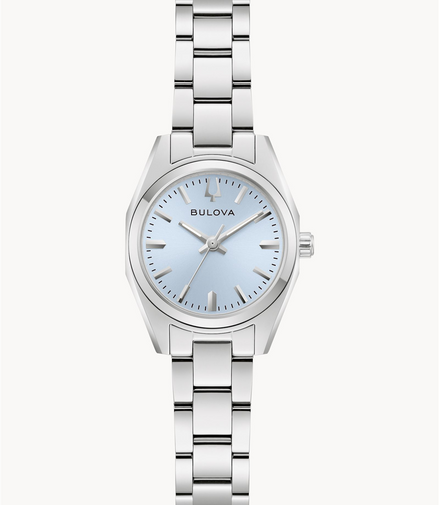 Bulova Surveyor Light Blue Dial Stainless Steel Watch