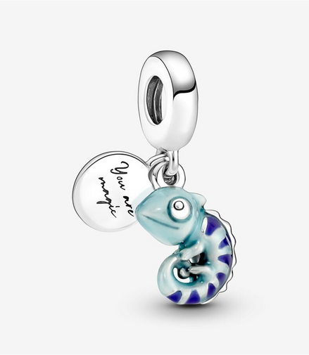 Pandora Moments "You Are Magic" Color-Changing Chameleon Dangle Charm