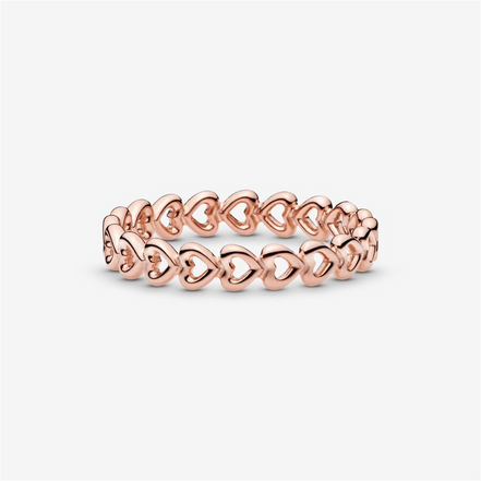 Pandora Moments Linked Love Ring Size 7.5
