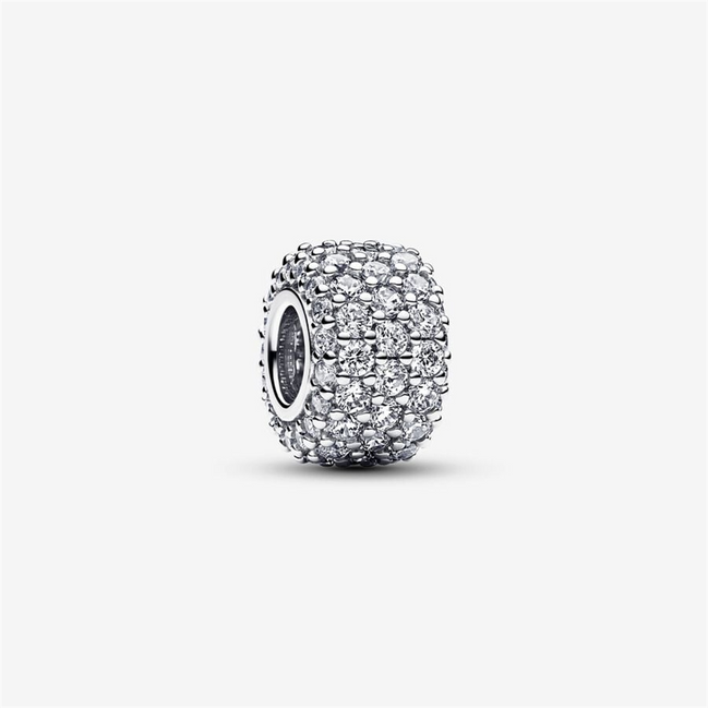 Pandora Timeless  Sparkling Pavé Triple-Row Charm