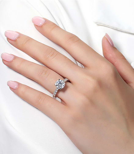 Lafonn 2.52 CTW Simulated Diamond Solitaire Engagement Ring