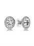 Pandora Timeless Oval Sparkle Halo Stud Earrings