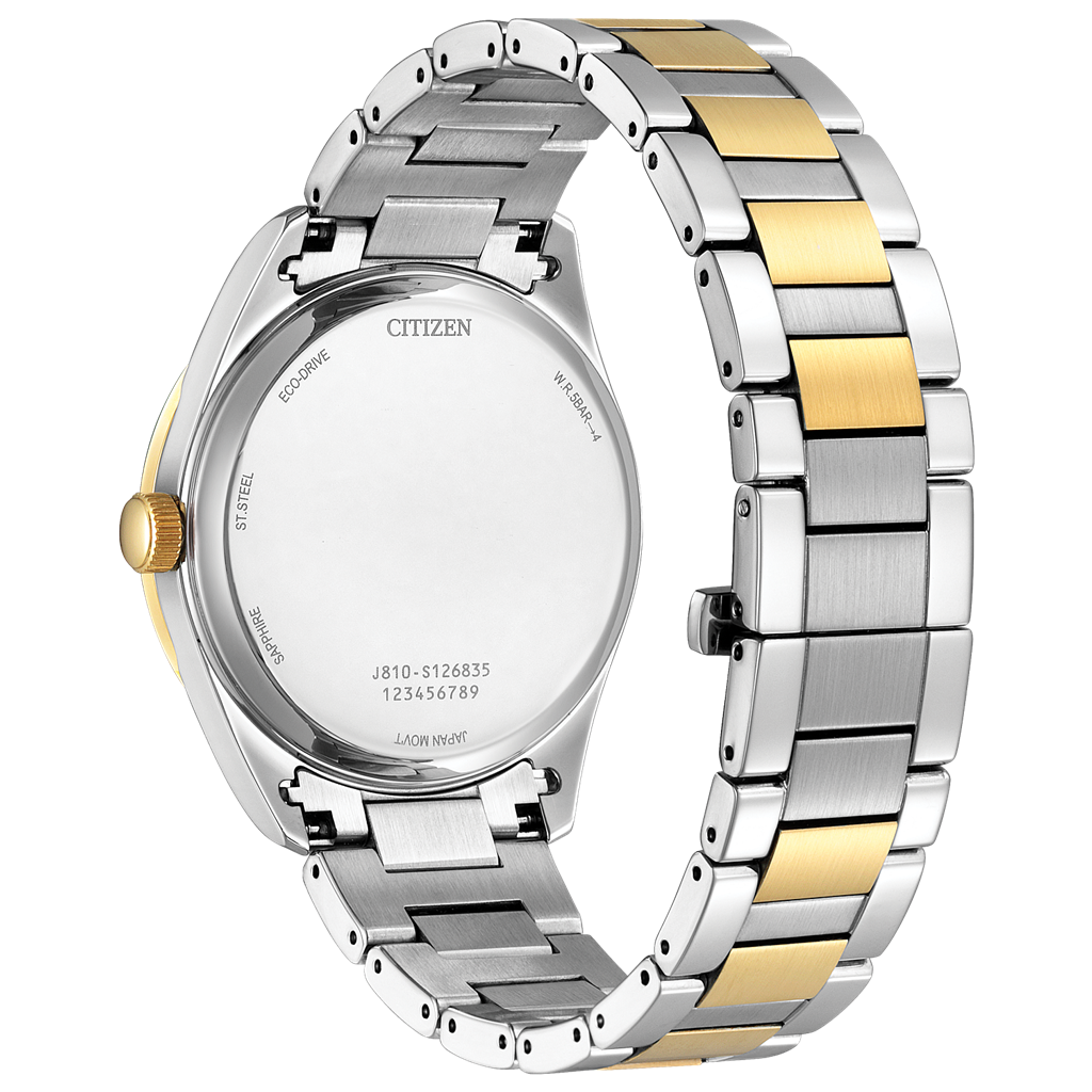 Men's Citizen Eco-Drive Arezzo Two-Tone Watch