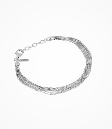 Desmos Ladies Sterling Silver Spark Bracelet 7.25"