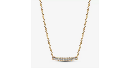 Pandora Timeless Pavé Single-row Bar Collier Necklace