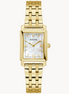 Bulova Sutton Mother-of-Pearl Dial Gold-Tone Stainless Steel Bracelet Watch