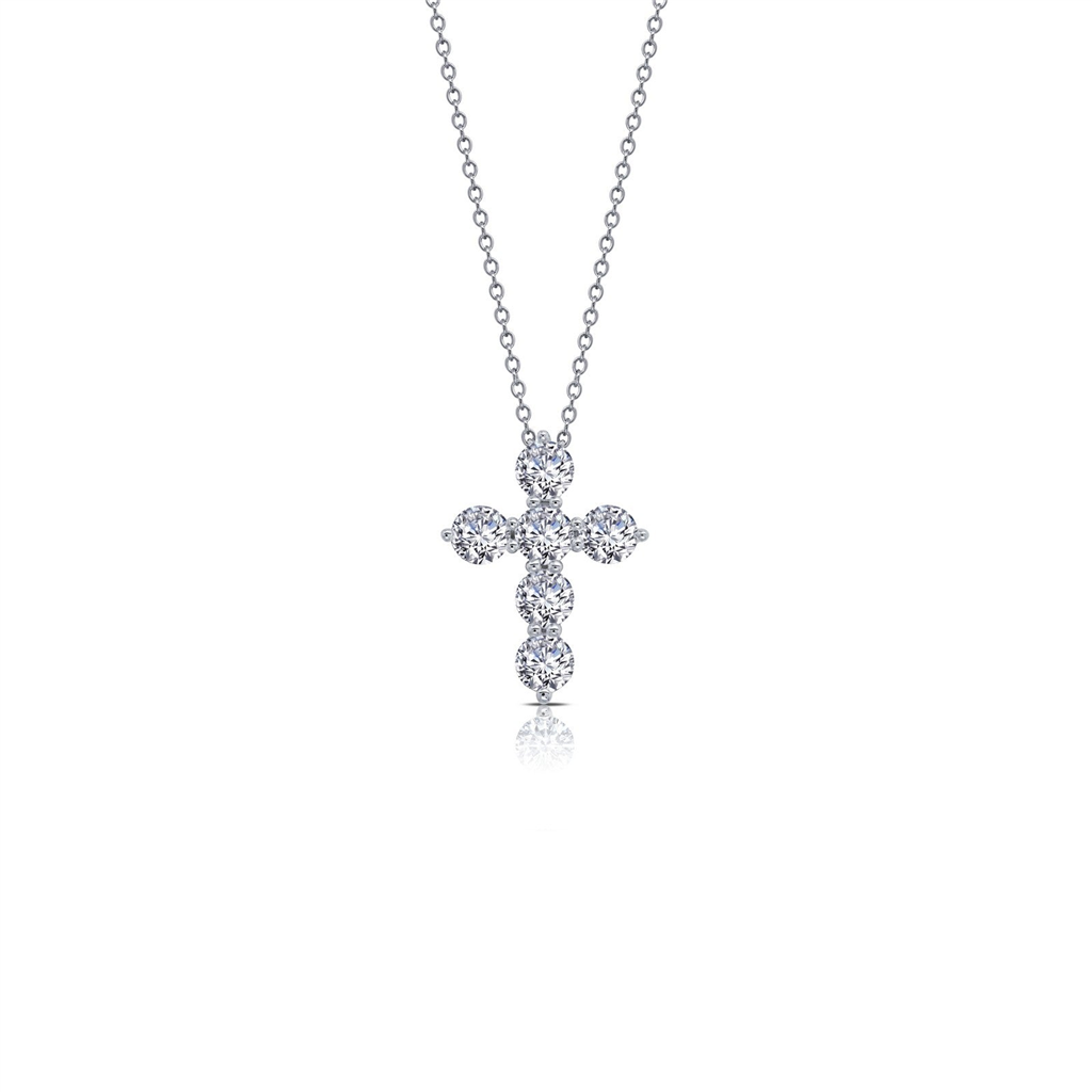 Lafonn 1.02 CTW Simulated Diamond Cross Pendant Necklace