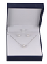 Imperial Pearl Freshwater Cultured Pearl Earrings And Necklace Boxed Set