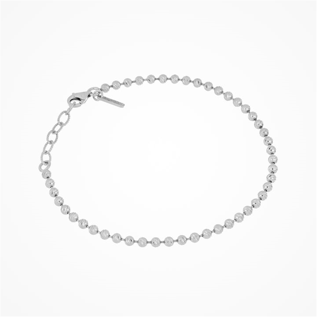 Desmos Silver Design Slash Bracelet