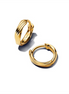 Pandora 14K Yellow Gold Twisted Huggie Earrings