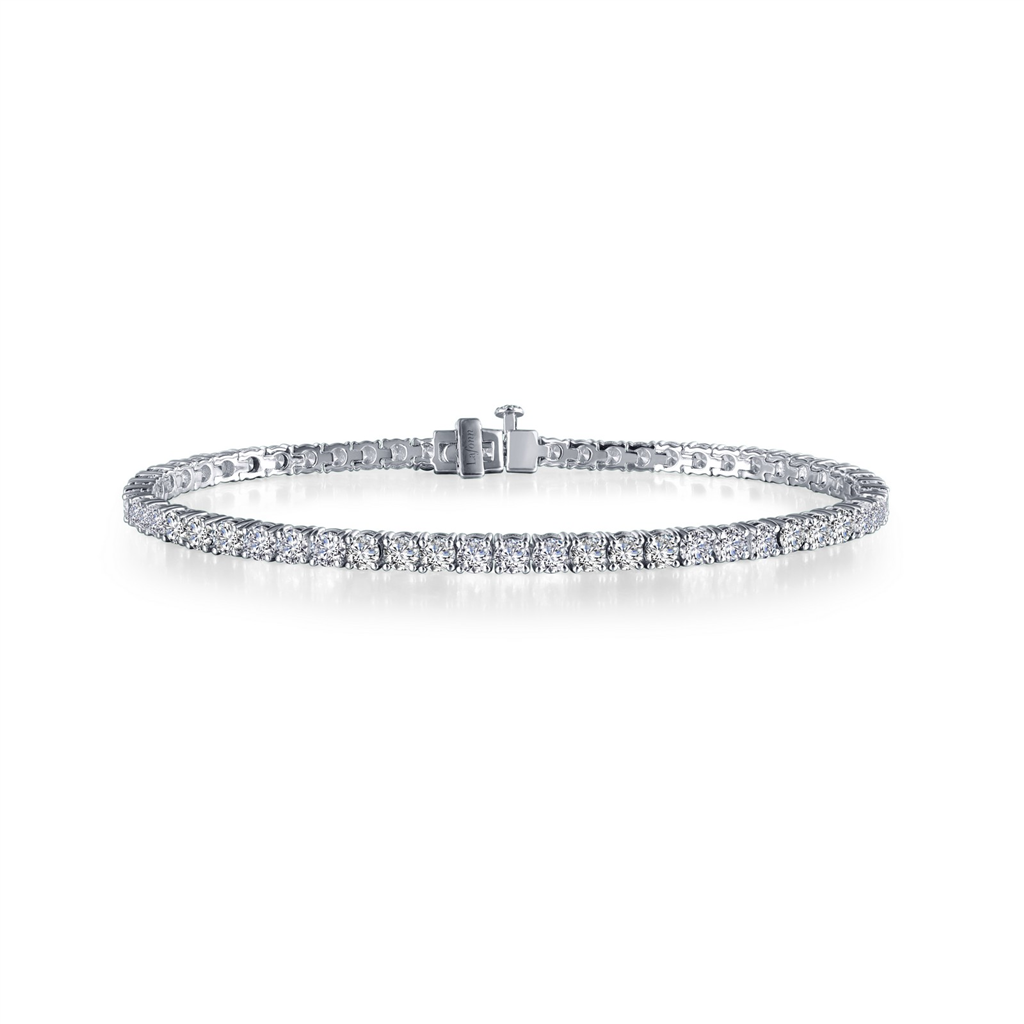 LaFonn 2.50 CTW Simulated Diamond Classic Tennis Bracelet