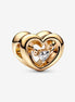 Pandora Moments Radiant Heart & Floating Stone Charm