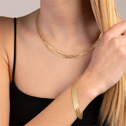 Desmos 18K Gold Plated Spark Necklace