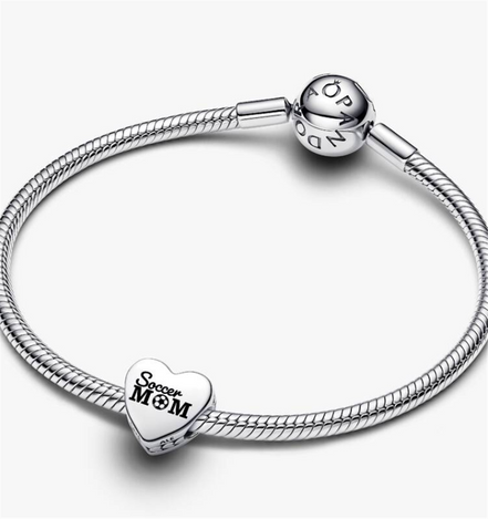 Soccer Mom Heart Charm