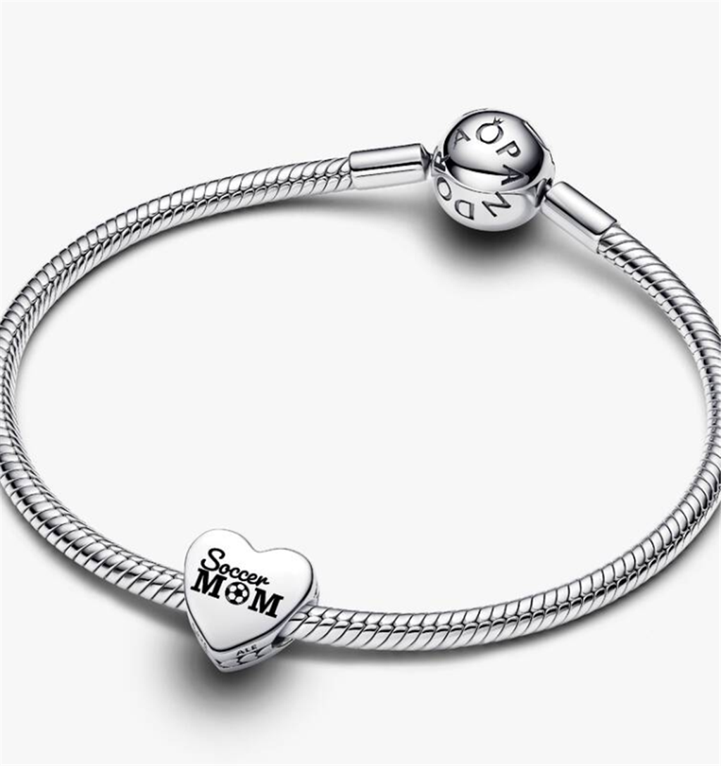 Soccer Mom Heart Charm