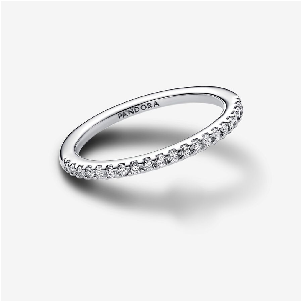 Pandora Timeless Sparkling Band Ring Size 6