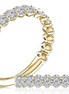 A.JAFFE 14K Yellow Gold 1.71 CTW Diamond Oval Shaped Wedding Band