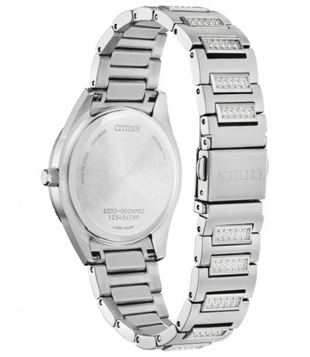 Citizen Ladies' Eco-Drive Silhouette Crystal Stainless Steel Bracelet Watch