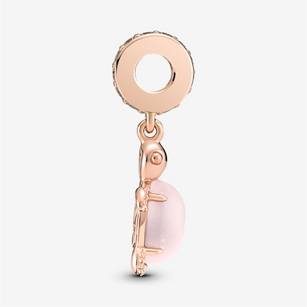 Pandora Moments Murano Glass Pink Sea Turtle Dangle Charm