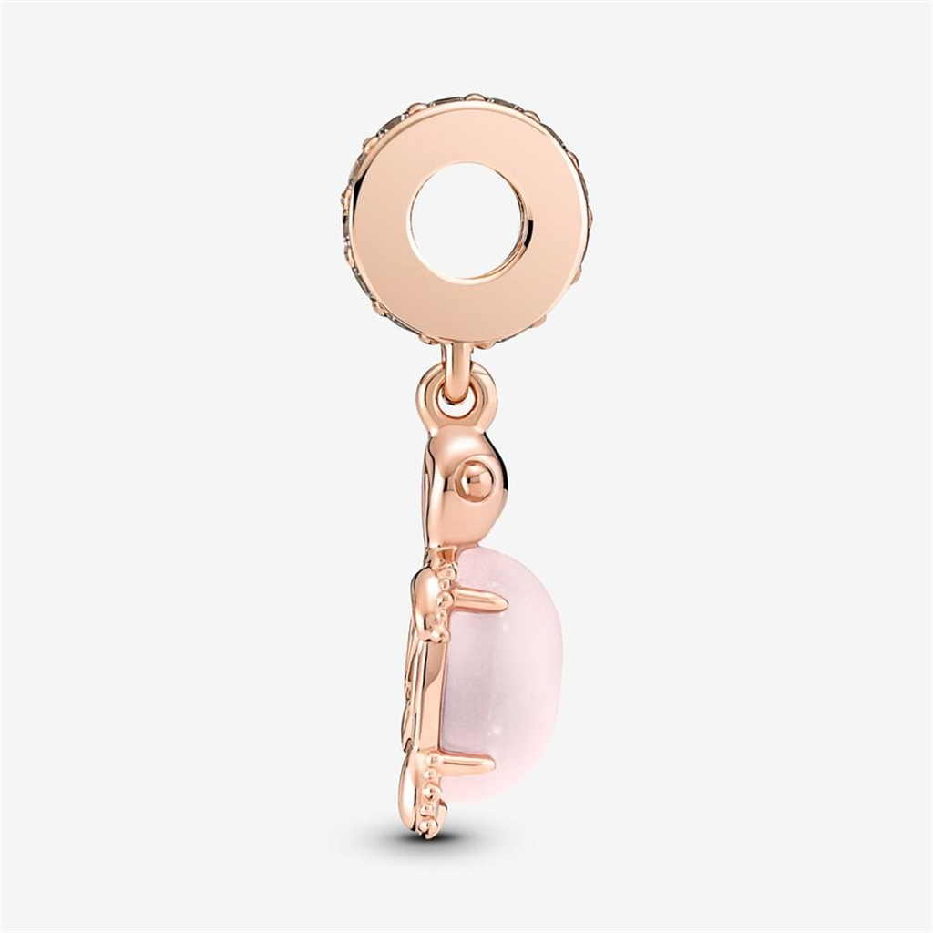 Pandora Moments Murano Glass Pink Sea Turtle Dangle Charm