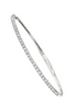 14K White Gold 2 CTW Lab Grown Diamond Flexible Bracelet