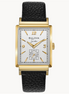 Bulova Frank Sinatra "My Way" Gold Tone Watch With Black Leather Strap