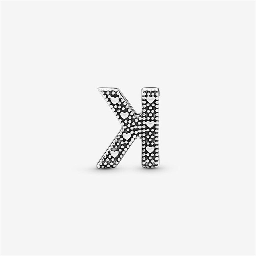 Pandora Moments Letter K Alphabet Charm