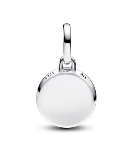 Pandora ME/Moments Red Murano Glass Engravable Mini Medallion Charm