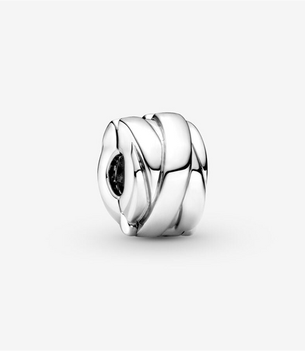 Pandora Moments Polished Ribbons Clip Charm