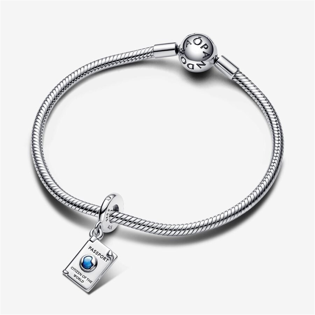 Pandora Moments Openable Passport Dangle Charm