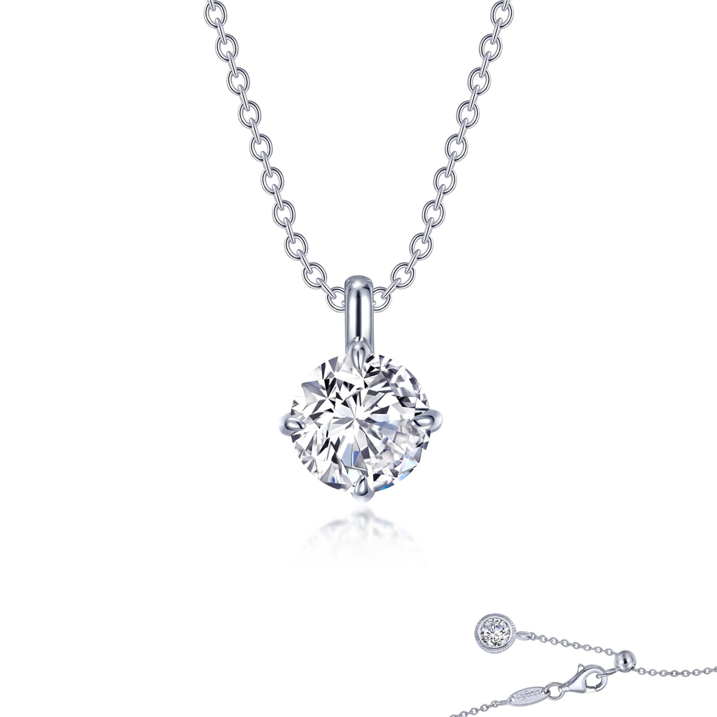 Lafonn 2 CTW Simulated Diamond Round Solitaire Necklace