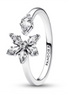 Pandora Timeless Sparkling Herbarium Cluster Open Ring Size 8.5