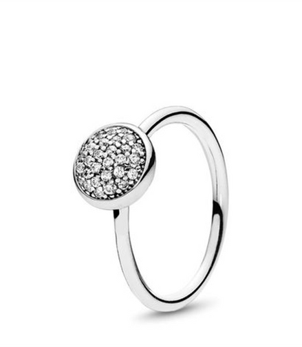 Pandora Timeless Dazzling Droplet Ring Size 5