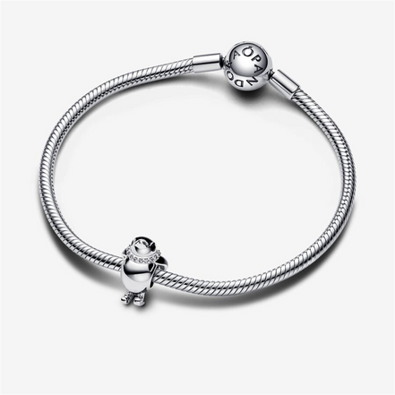 Pandora Moments Skiing Penguin Charm