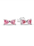 Pandora Timeless Sparkling Pink Bow Stud Earrings