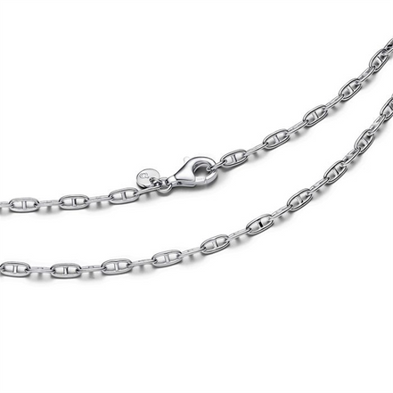 Pandora Sterling Silver Anchor Chain Necklace 55 cm