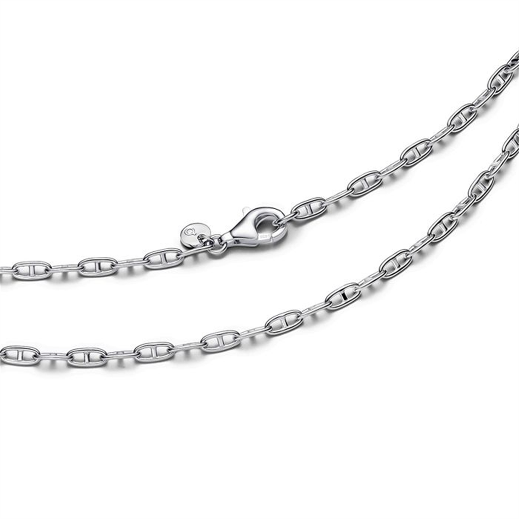 Pandora Sterling Silver Anchor Chain Necklace 55 cm