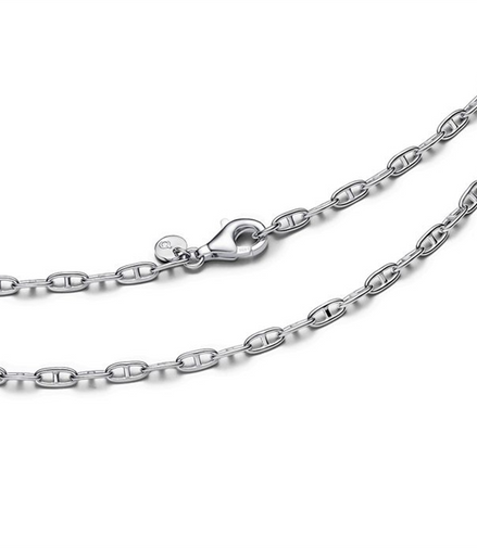 Pandora Sterling Silver Anchor Chain Necklace 55 cm