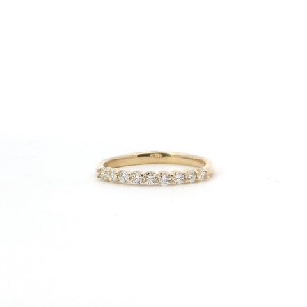 14K Yellow Gold Diamond Fashion Ring