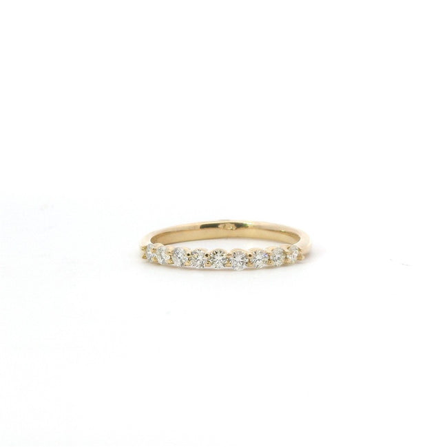 14K Yellow Gold Diamond Fashion Ring