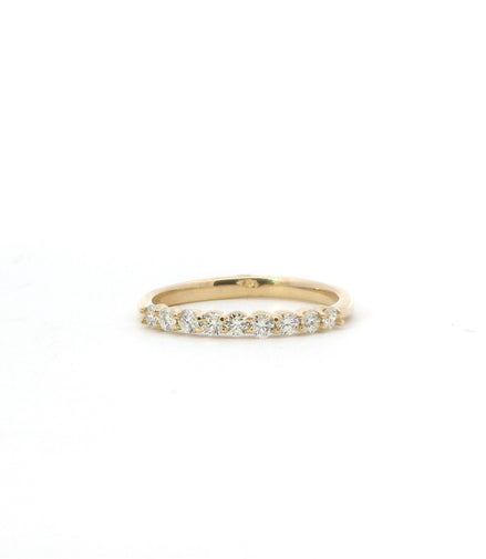 14K Yellow Gold Diamond Fashion Ring