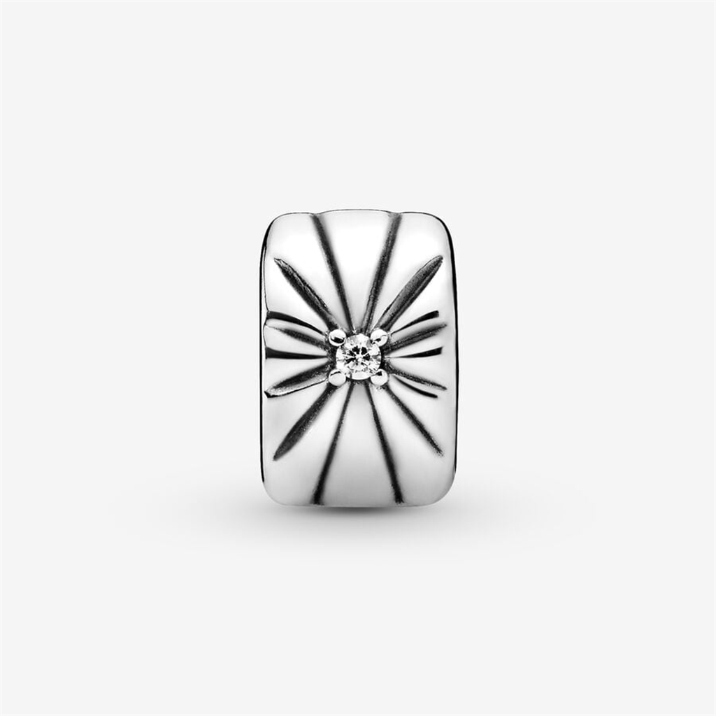 Pandora Moments Sparkling Sunburst Clip Charm