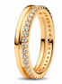 Pandora Timeless Double Band Ring Size 7.5