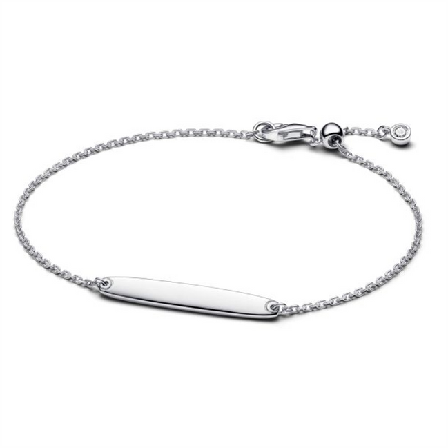 Pandora Engravable Bar Chain Bracelet Size 20