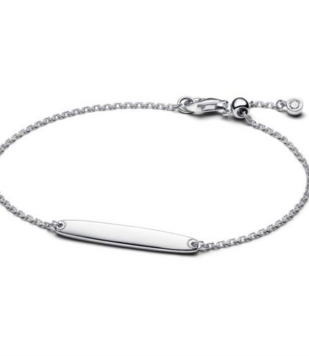 Pandora Engravable Bar Chain Bracelet Size 20
